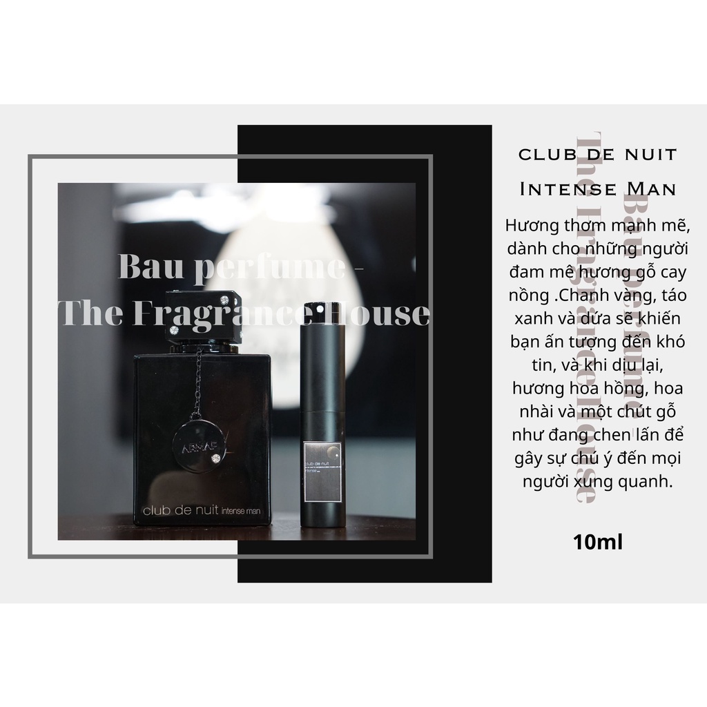 mẫu thử Armaf Club de Nuit Intense Man 10ml