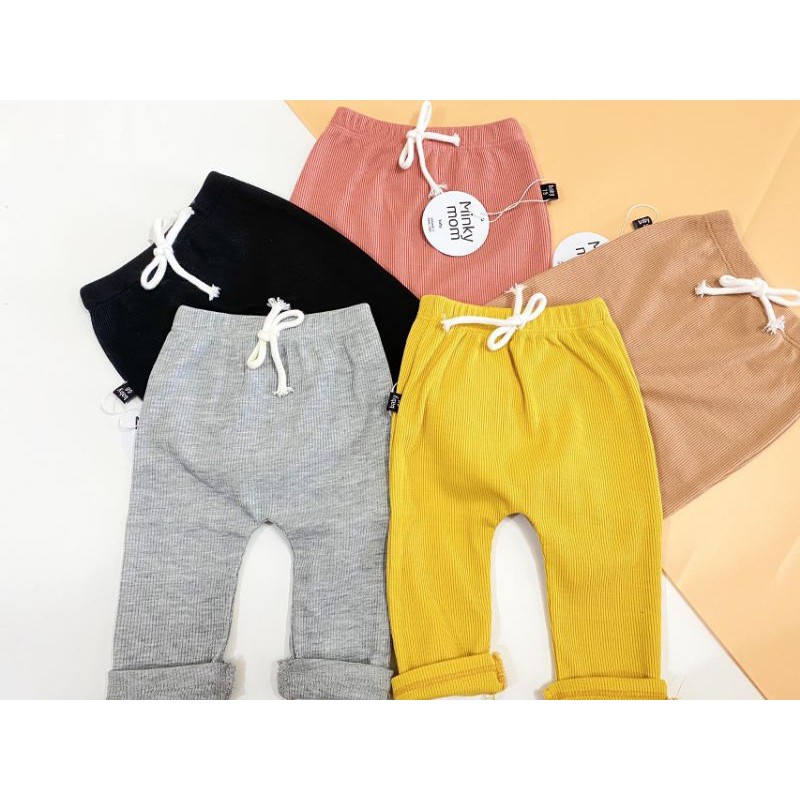 Quần len gân tăm cho bé