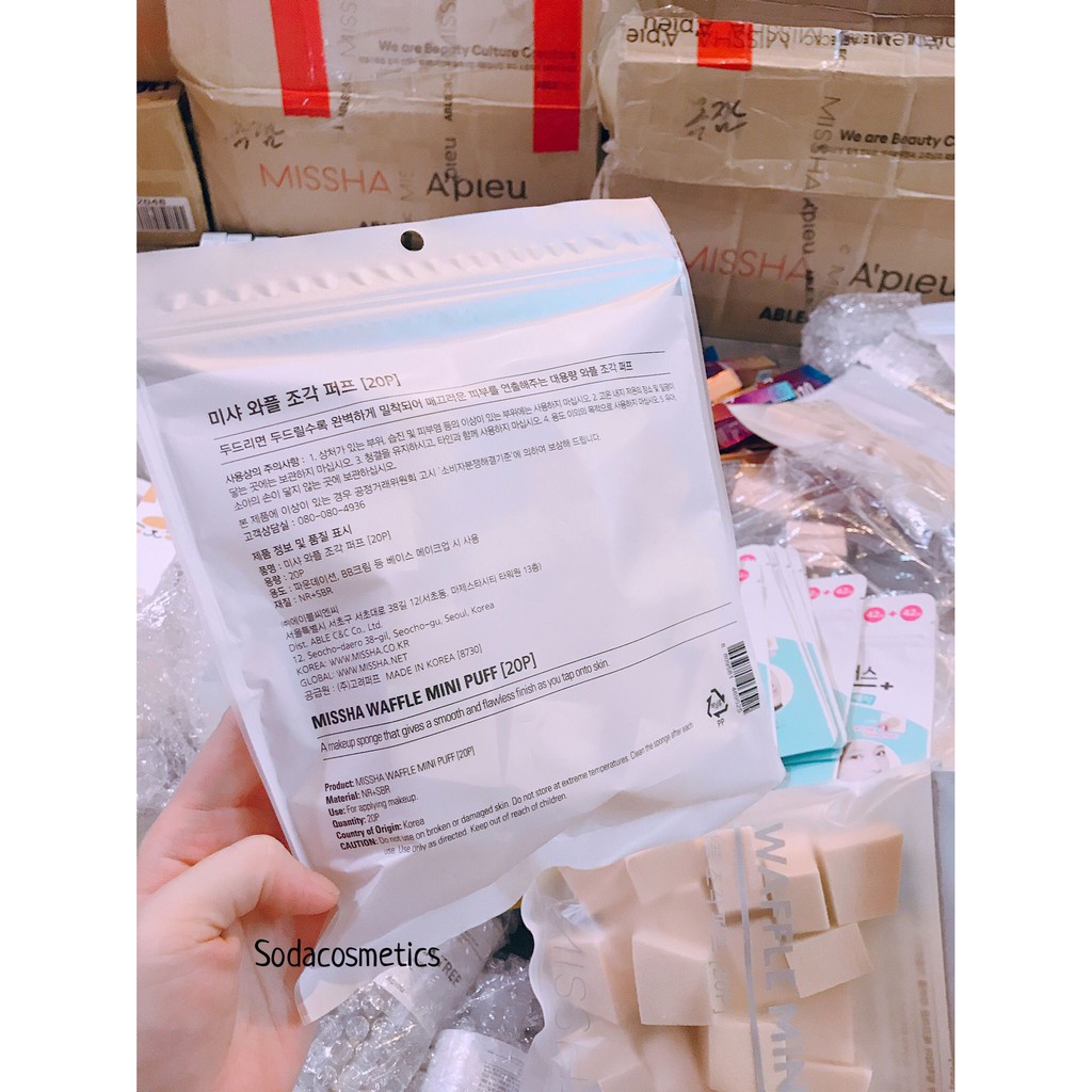 Bông Phấn Trang Điểm Missha Waffle Puff | BigBuy360 - bigbuy360.vn