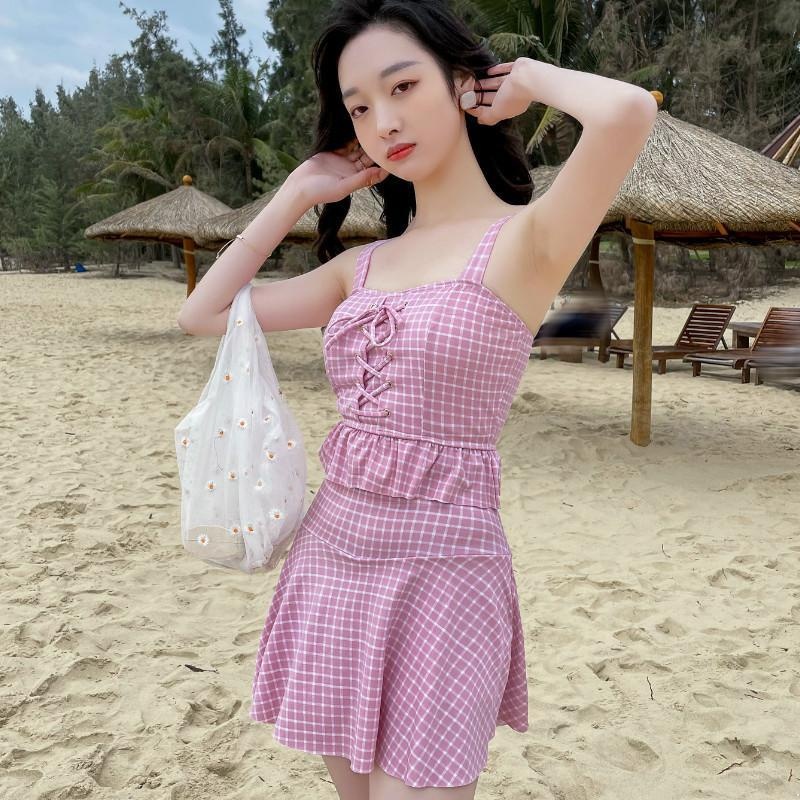 Bộ Đồ Bơi Hai Mảnh Phong Cách Hàn Quốc Thời Trang Mùa Xuân Cho Nữ