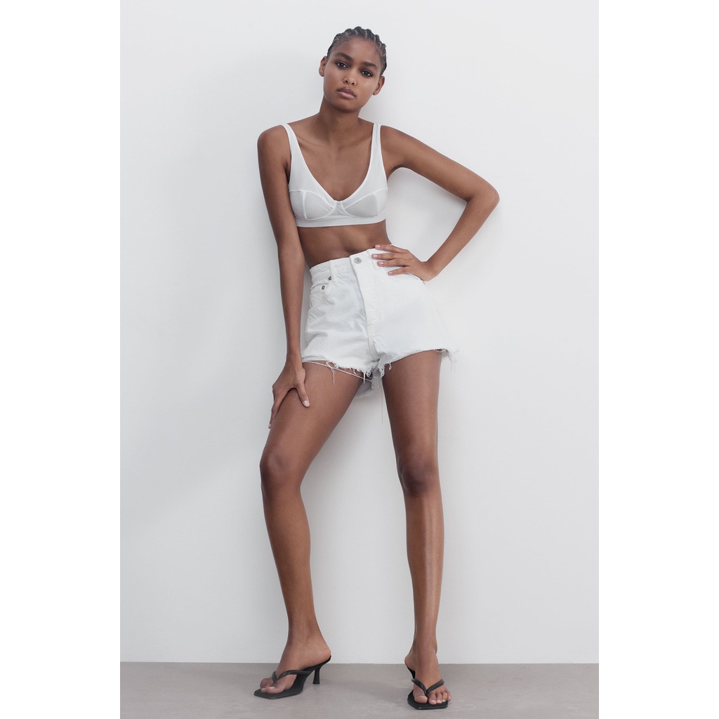 Quần short jean Zara