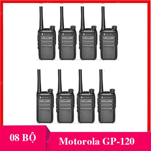 Bộ 8 Bộ đàm Motorola GP120 - Cự li 1-3Km
