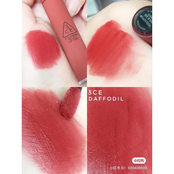 [ SẴN ĐỦ MÀU ] SON KEM 3CE VELVET LIP TINT 2021