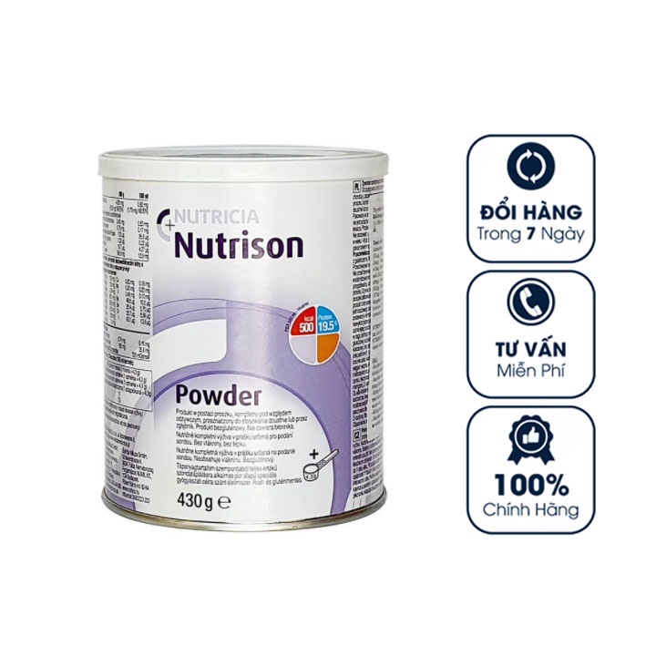 Sữa Bột Nutrison Powder 430g Dinh Dưỡng Dành Cho Người Ốm