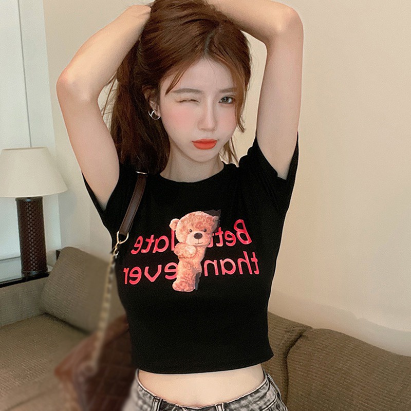 Áo Thun Tay Ngắn In Chữ mezzang Thời Trang Cho Nữ