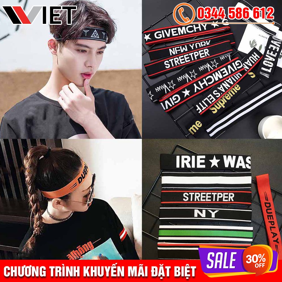 Băng Đô Đội Đầu Chặn Mồ Hôi Thể Thao Nam Và Nữ