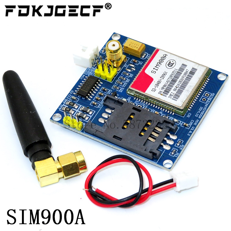 Mô Đun Truyền Dữ Liệu Không Dây SIM900A SIM900 MINI V4.0 GSM GPRS Kèm Ăng Ten Cho arduino