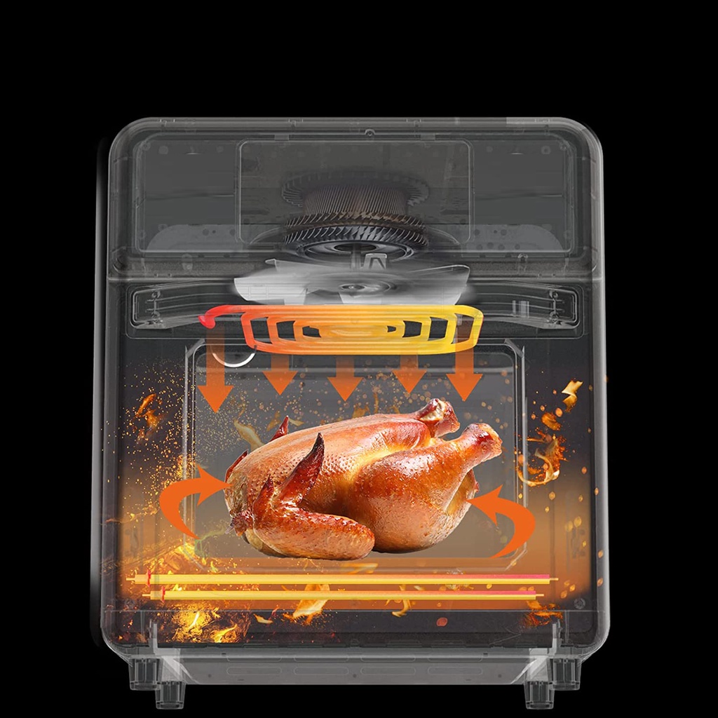 Nồi chiên không dầu Winci AF528T, Công suất 1700W, Dung tích 15 Lít, hàng chính hãng bảo hành 24 tháng - Befoyo