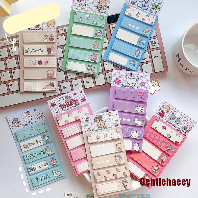 Bộ 100 Tờ Giấy Ghi Chú Dán Đánh Dấu Trang Sách Thiết Kế Tiện Dụng