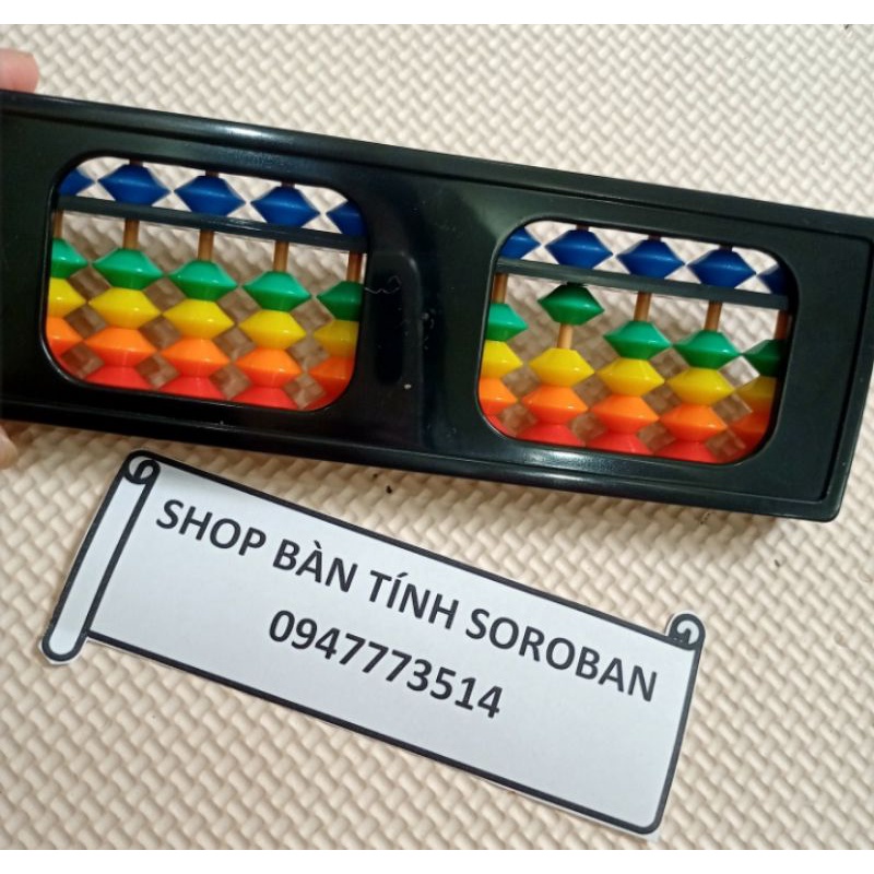 Bàn tính sắc màu 11 cột Soroban