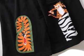 Quần Bape Tiger Shark Split Shorts