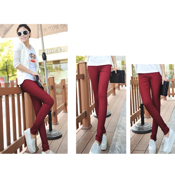 Quần legging nữ dày cao cấp 2 túi xéo | BigBuy360 - bigbuy360.vn