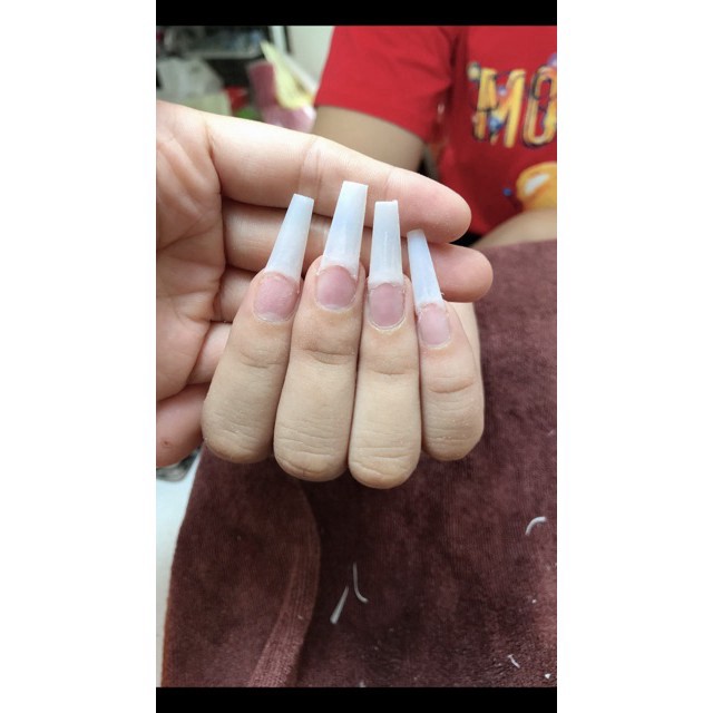 Móng Nối Phom Tre - Móng Trúc - Móng Tip Tre Nối Móng Đắp Gel - Đắp Bột 500 Móng