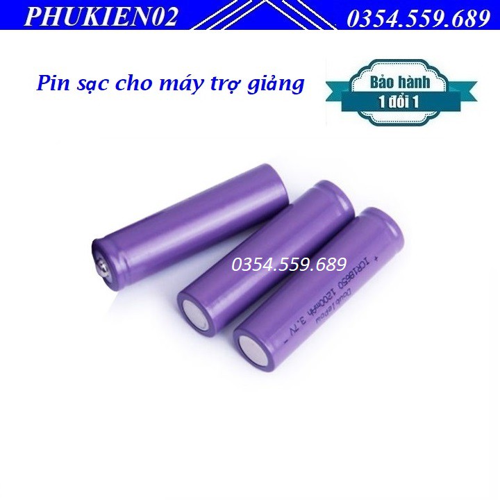 Pin sạc cho đèn pin máy trợ giảng quạt mini 18650 3200mAh