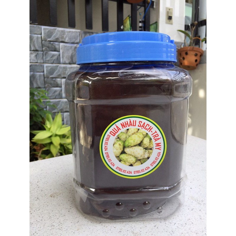 1kg cốt quả nhàu ngâm đường vàng thành phẩm