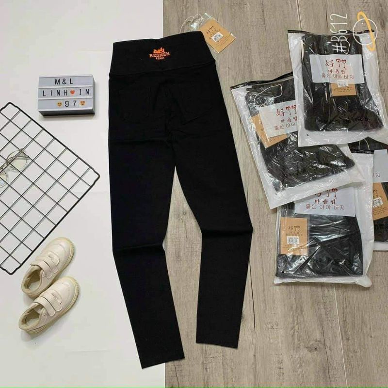 Quần legging cạp cao gen bụng M siêu hot