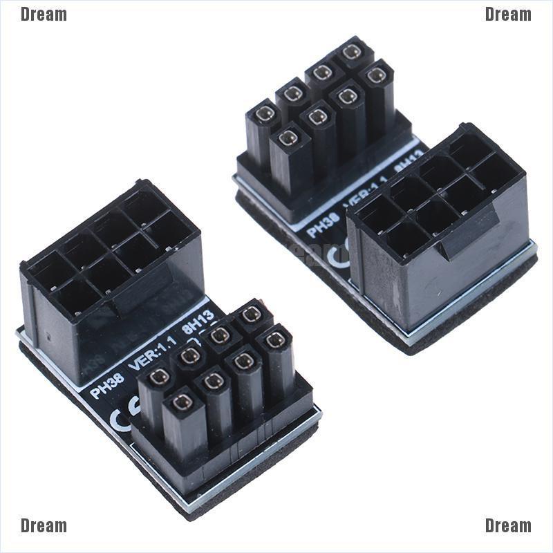 Bộ Chuyển Đổi Nguồn Atx 8Pin 180 Độ Sang 8Pin Cho Card Đồ Họa Thẻ | BigBuy360 - bigbuy360.vn