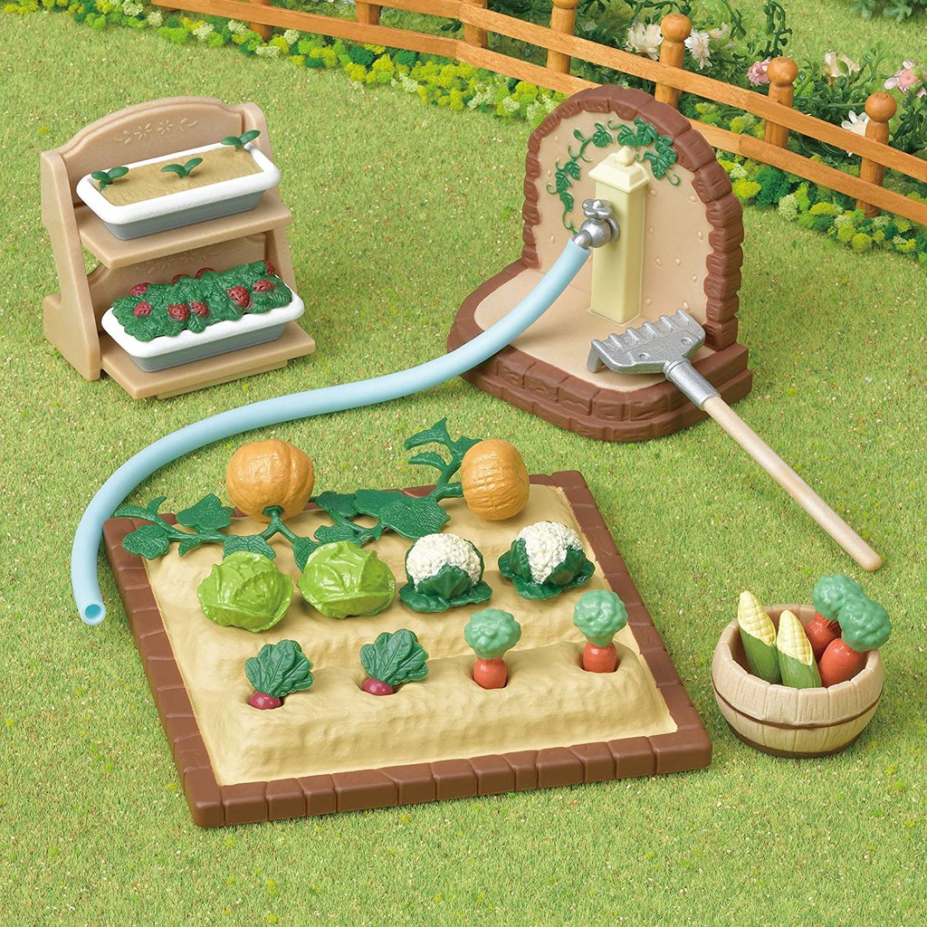 Sylvanian Families Vườn Rau và Bộ Dụng Cụ Làm Vườn Vegetable Garden Set