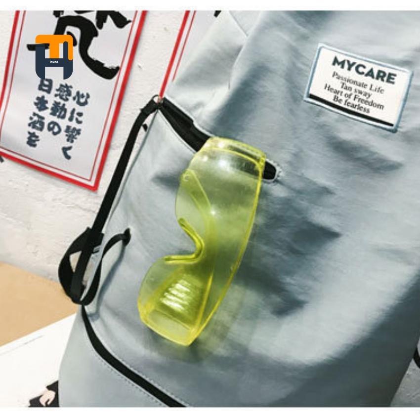 Balo Ulzzang HUNA Balo Nữ Đẹp Chống Nước thiết kế khóa dọc kiểu dáng hàn quốc đi học đi chơi du lịch dã ngoại BL01