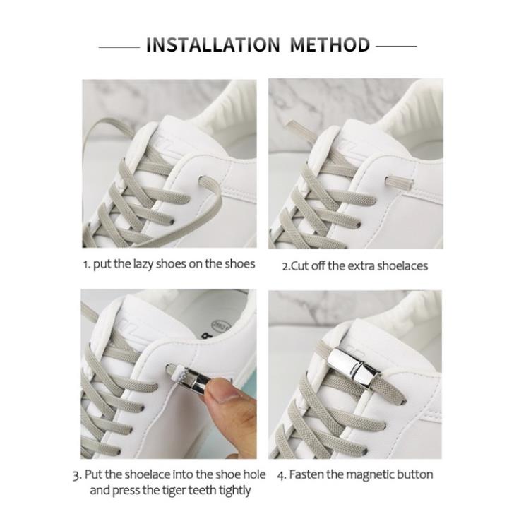 1 cặp khóa nam châm cho dây giày thể thao đủ màu - có sẵn hàng