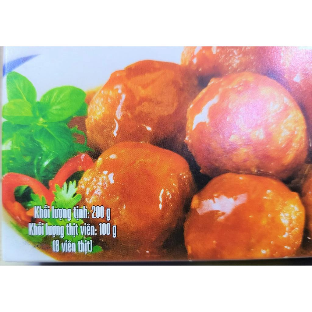 THỊT VIÊN 3 PHÚT HEO CAO BỒI Instant Pork Meatballs