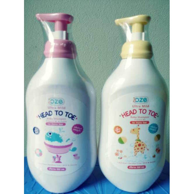 Sữa Tắm Gội Trẻ Em OZE Ultra Mild Head To Toe 550ml hàng chính hãng (an toàn cho trẻ )