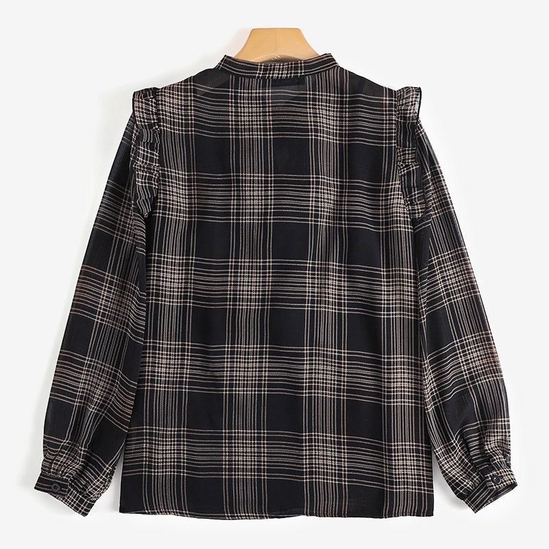 Set đồ Zanzea gồm áo tay phồng kẻ sọc + áo hai dây bên trong thời trang dành cho nữ