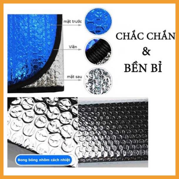 Bộ 4 tấm chắn nắng - Miếng che nắng cửa bên ô tô loại dày phủ lớp tráng bạc - Vạn Dặm Bình An