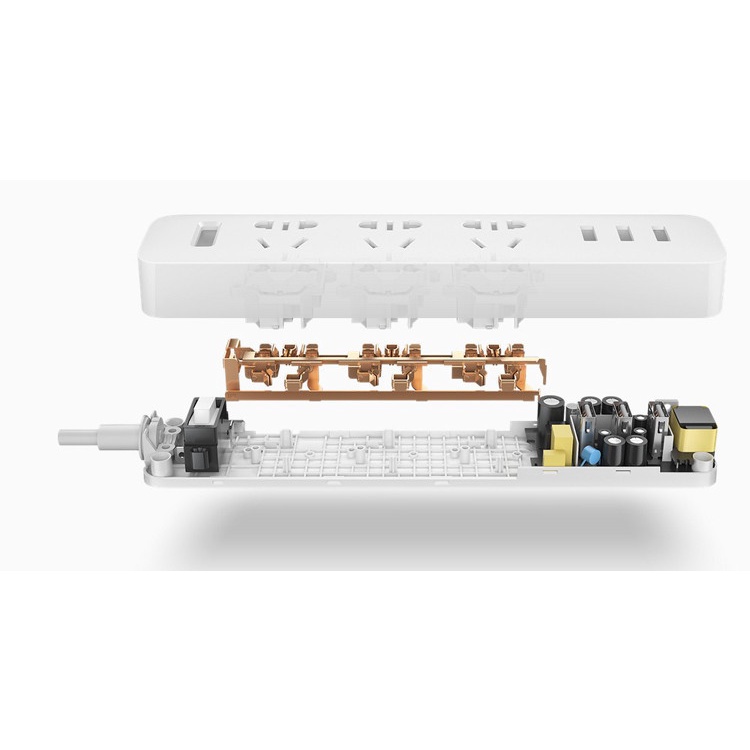 Ổ cắm điện thông minh Xiaomi Power Strip tích hợp 3 cổng sạc USB - VIETNAM ROBOTECH