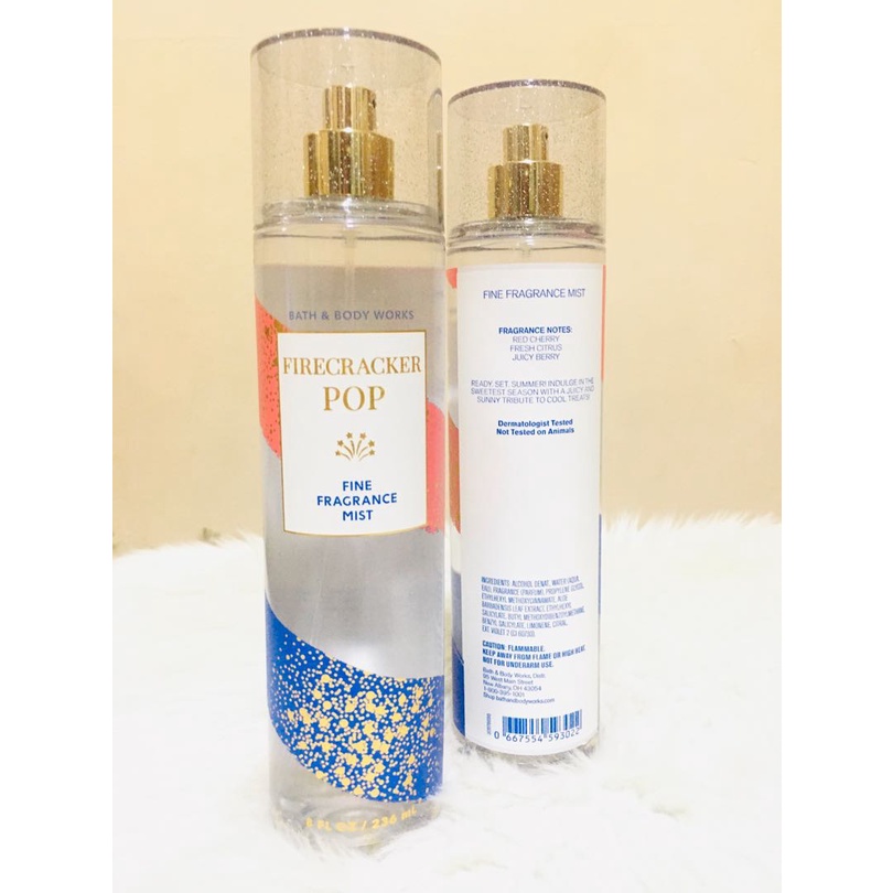 Firecracker Pop - Full Xịt thơm toàn thân body mist Bath & Body Works Trái cây