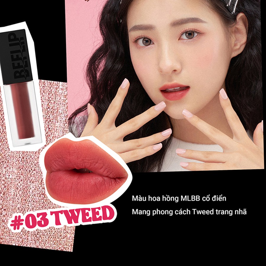 Son Tint Phong Cách Newtro Beflip Feel Soft Tint GomiMall | BigBuy360 - bigbuy360.vn