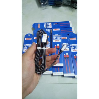 Cáp sạc nhanh sam sung bọc dù chống đứt.