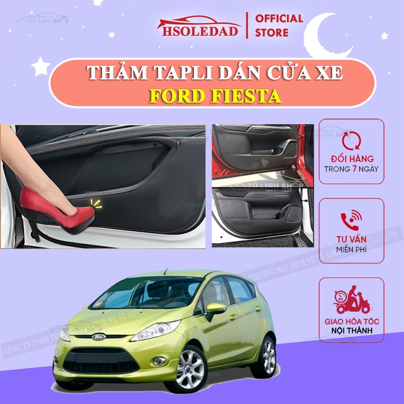 Bộ 4 Thảm Tapli FIESTA 2010-2011 dán cánh cửa chống trầy xước xe