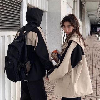 Áo Khoác Kaki Nam/Nữ Unisex Túi Hộp Có Mũ Phong Cách Ulzzang Hàn Quốc Hàng Cao Cấp