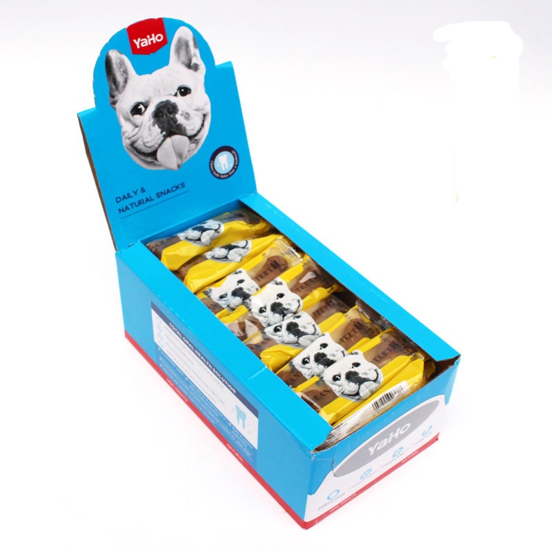 XƯƠNG GẶM CHO CHÓ THÚ CƯNG Yaho Clean Teeth Giúp sạch răng Thơm miệng Size 19 cm - 175gr Size To