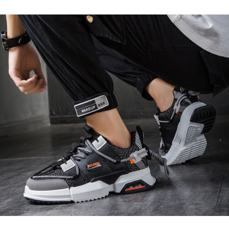 Giày sneaker thể thao nam tăng chiều cao phối màu bắt mắt đẹp chất lừ | BigBuy360 - bigbuy360.vn