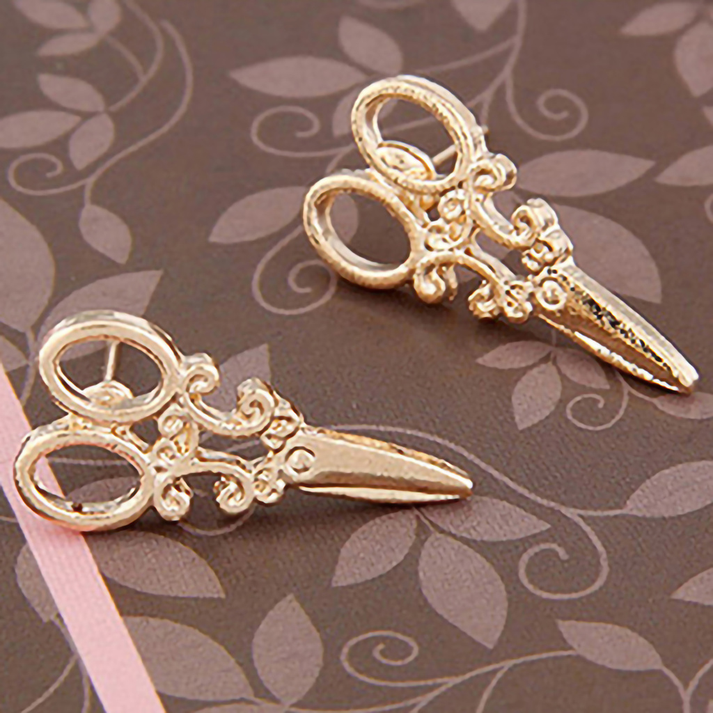 bigmoder Ear Jewelry All-match Not Easy to Fade Punk Style Creative Ear Studs for Gift