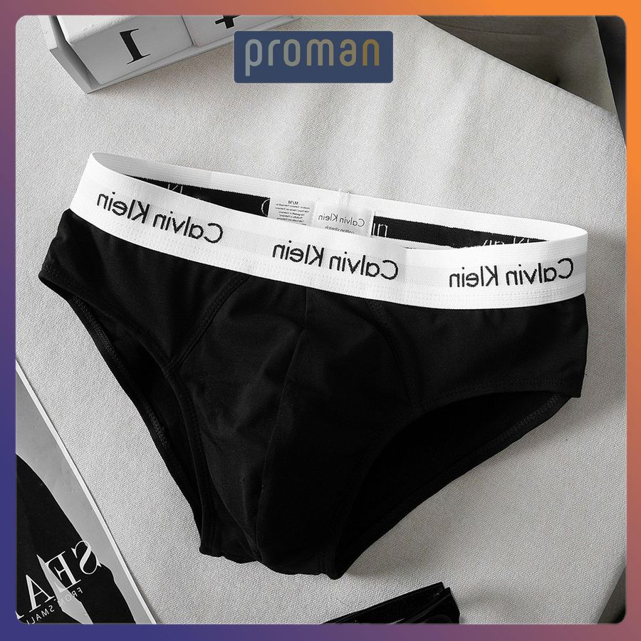 Quần lót nam Tam giác thun lạnh, Quần sịp nam Tam Giác cao cấp chất thun lạnh đẹp cạp to co dãn 4 chiều 40-85kg PROMAN