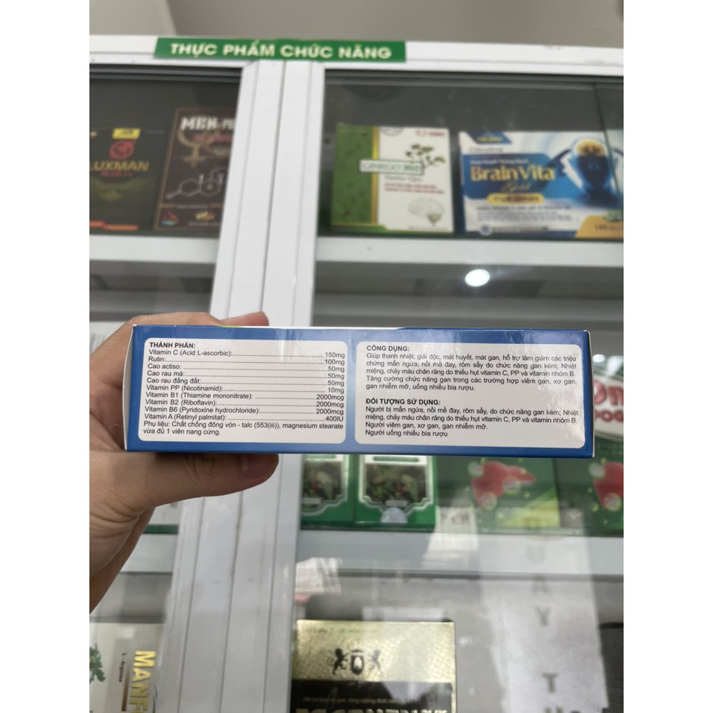 Viên Thanh Nhiệt Actiso MP - 30 viên