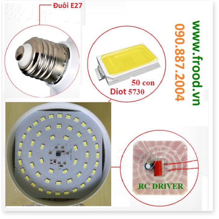 Bóng đèn LED tiết kiệm 38w