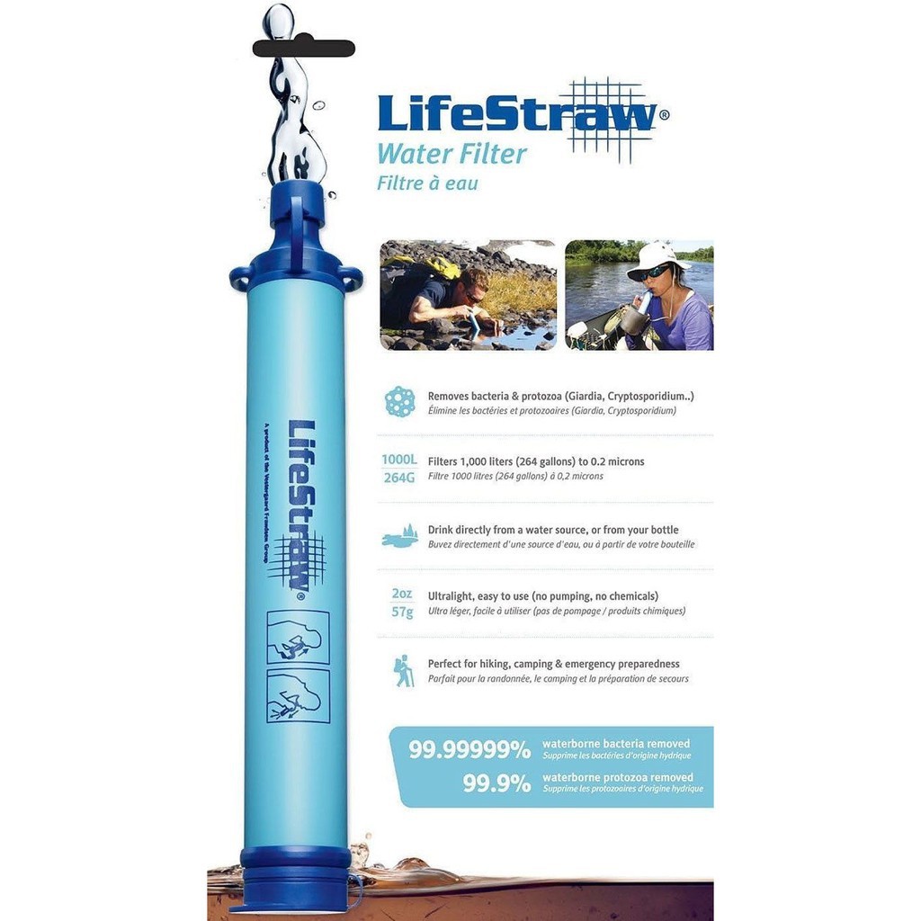 Ống hút lọc nước sinh tồn LifeStraw