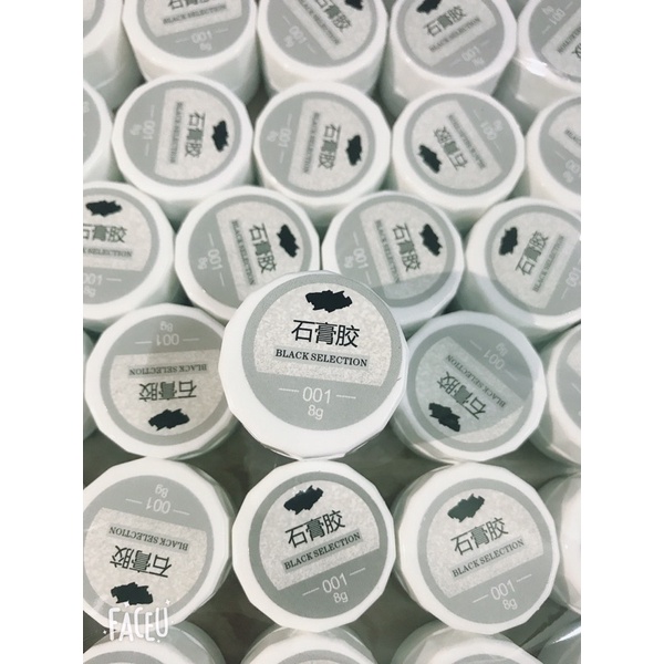 Gel Xi Măng Trắng Đen Nail