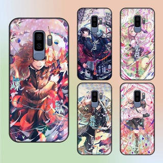 Ốp lưng Samsung S9 Plus viền đen in hình Thanh Gươm Diệt Quỷ Kimetsu no Yaiba