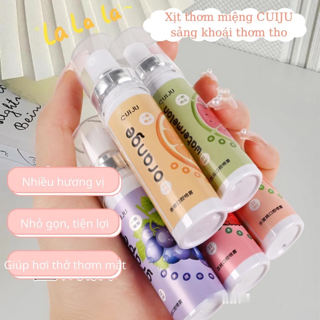 Xịt Thơm Miệng Hoa Quả Thơm miệng sạch sẽ thơm tho