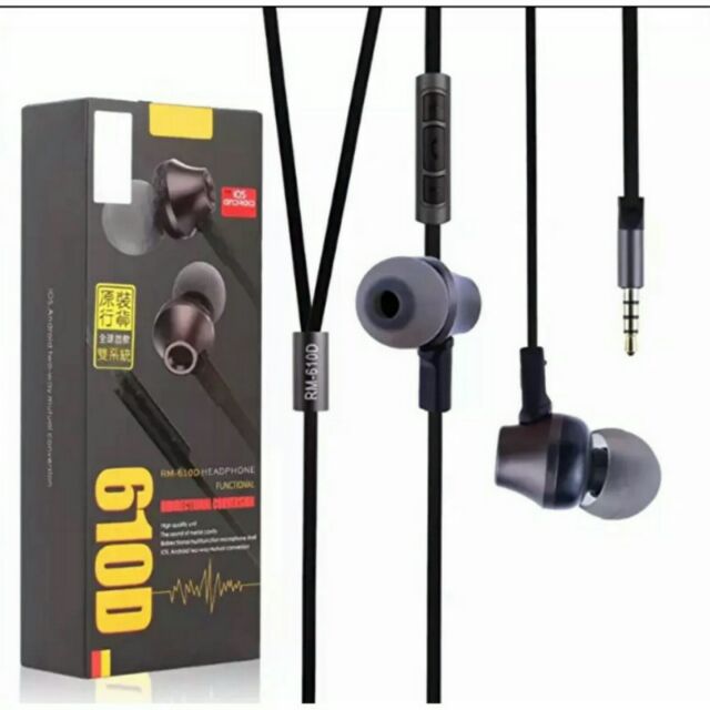 tai nghe nhét tai remax RM 610D