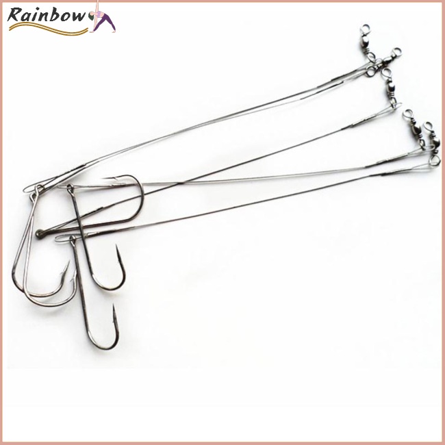 Dây Móc Câu Cá Bằng Thép Chống Cắn Có Thể Xoay Được