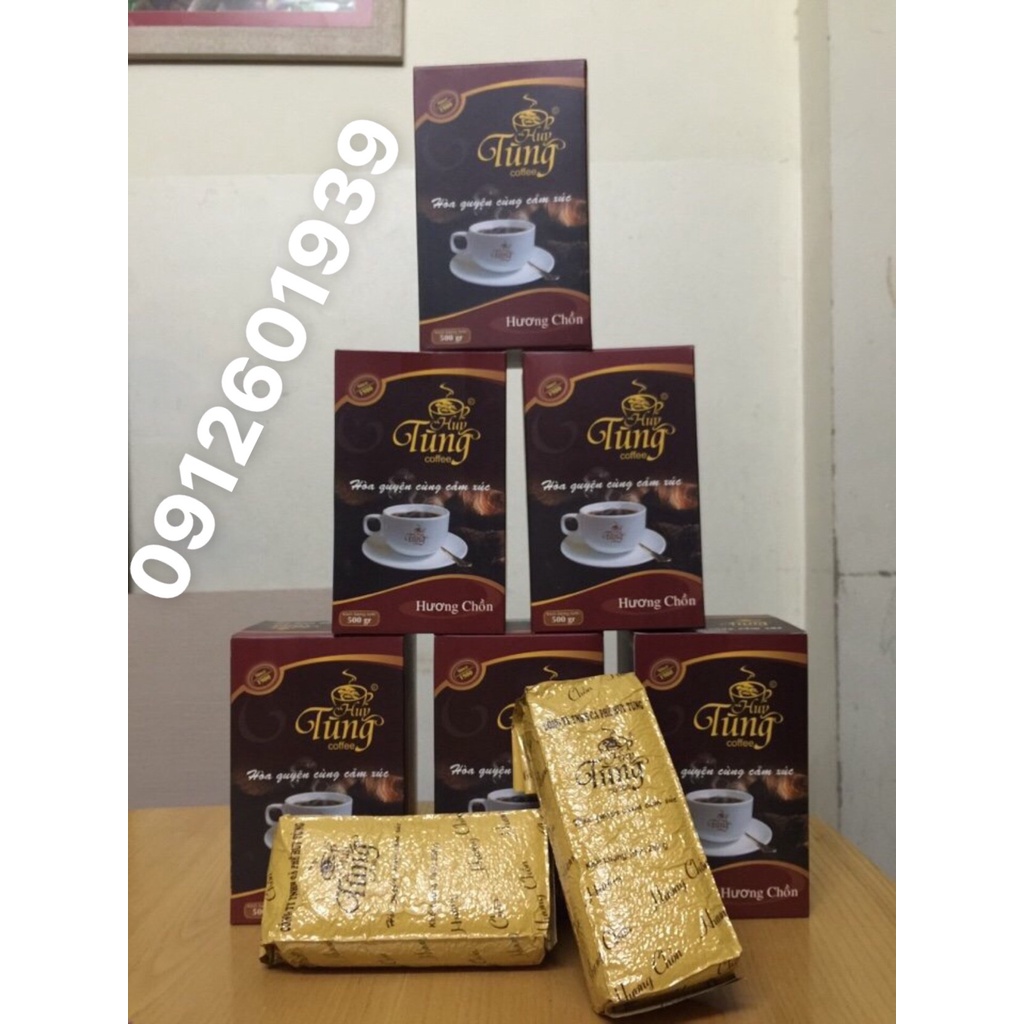 Cà phê bột pha phin truyền thống Huy Tùng - Hương chồn hộp 500GR | BigBuy360 - bigbuy360.vn