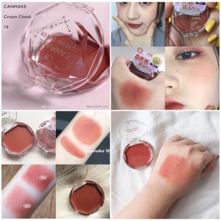 Phấn má canmake cream cheek