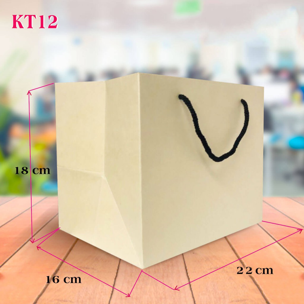 100 Túi Vuông KT12 kích thước 18 x 22 x 16cm