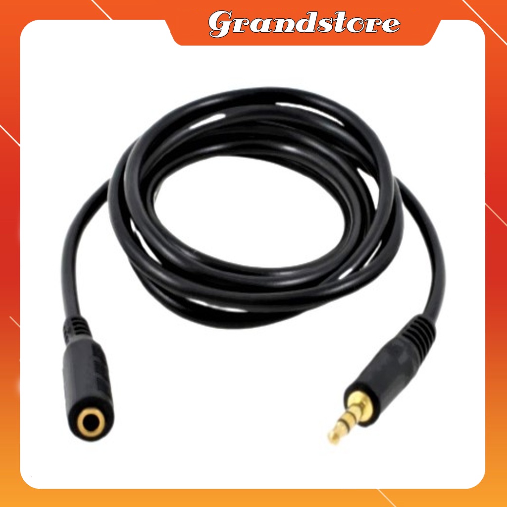 Cáp nối dài tai nghe loa âm thanh audio aux jack 3.5mm dây dài 1.5m, 3m, 5m cho điện thoại máy tính laptop máy nghe nhạc